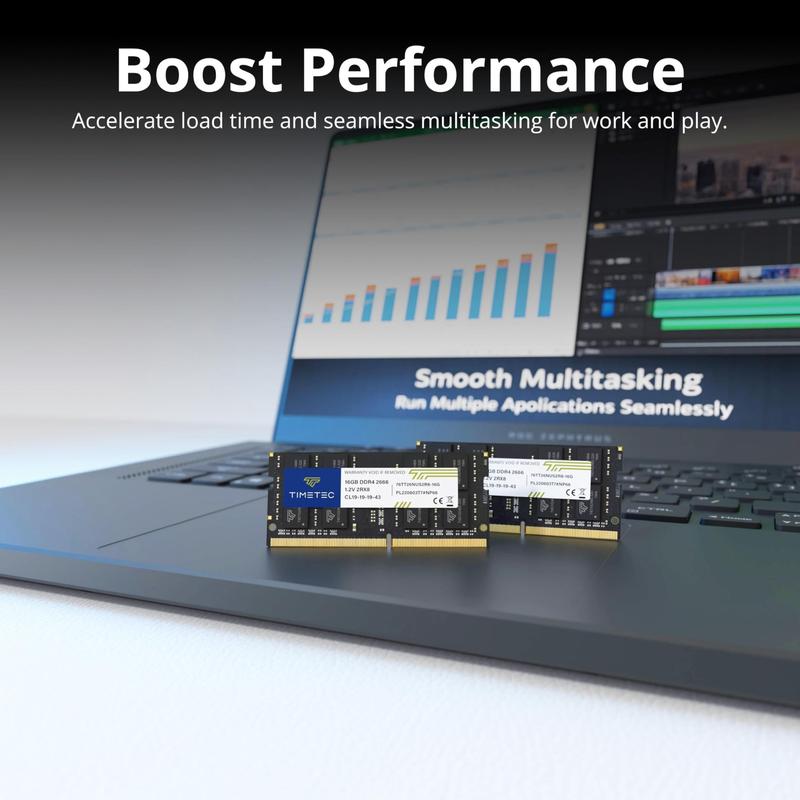 Memória RAM para notebook Timetec 16GB DDR4 2666MHz SODIMM 260